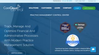 CareCloud Central website screenshot.