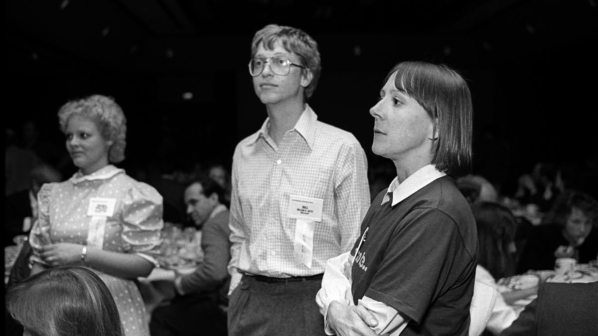 Bill Gates at the 1984 PC Forum.