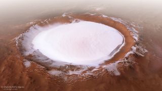 Korolev crater on Mars