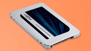 Image of a crucial solid state drive