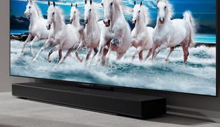 LG SC95 soundbar lifestyle image