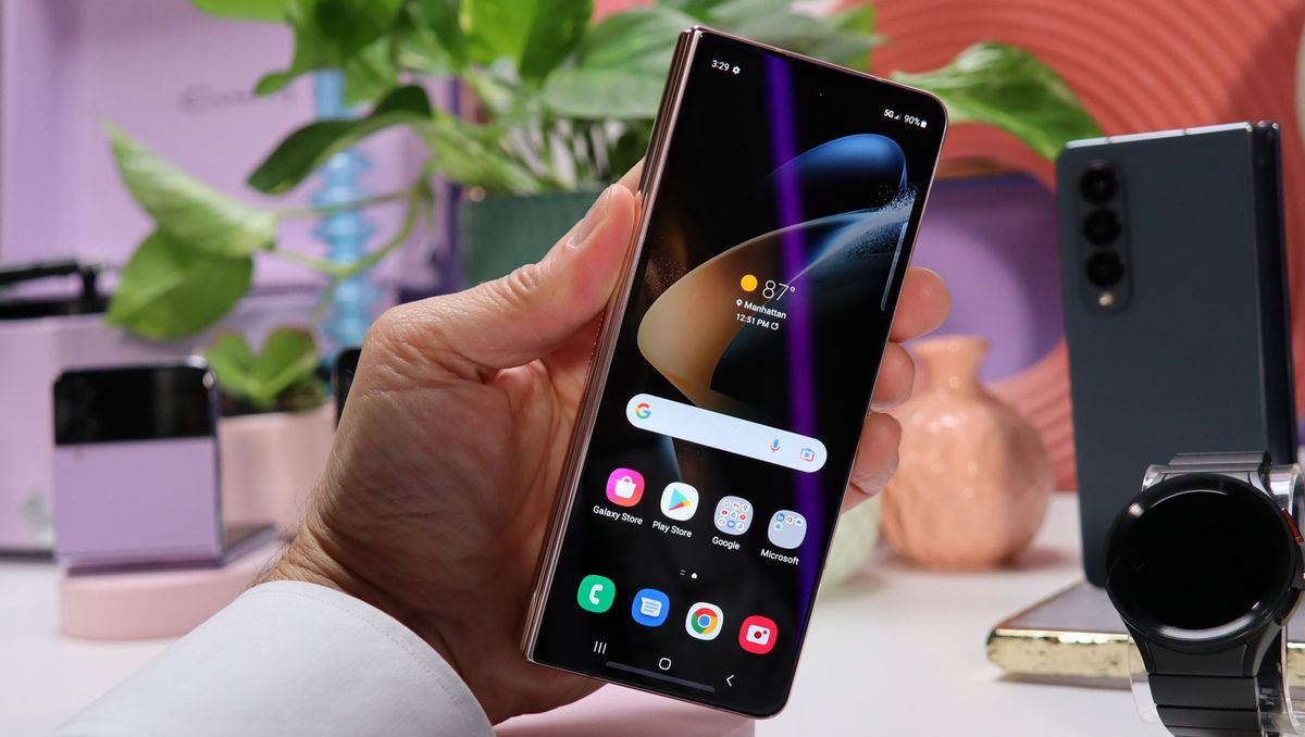 Samsung Galaxy Z Fold 4 hoofdscherm