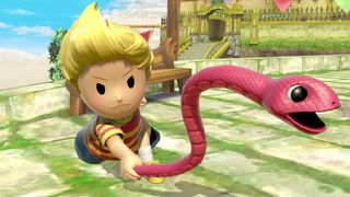 Mother 3 protagonist Lucas in Super Smash Bros. Ultimate.