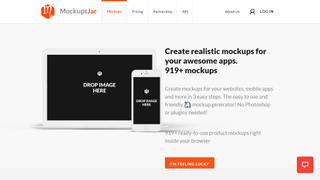 MockupsJar website screenshot