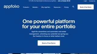 Website screenshot for Appfolio