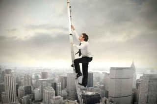 climbing corporate ladder