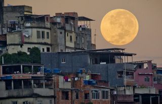 Supermoon over Rio