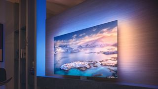 Philips OLED TV in a living room