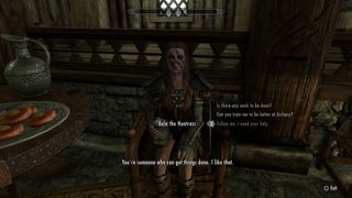 Skyrim companions: Aela