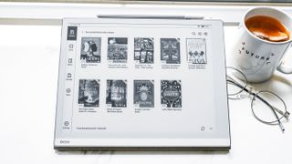 The native library application on the Onyx Boox Go 10.3 e-paper writing tablet