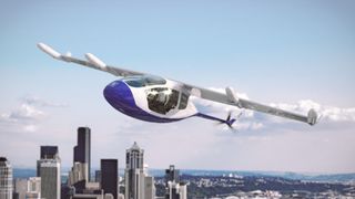 An artist's impression of the Rolls Royce flying taxi