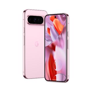 Google Pixel 9 Pro XL official render - Rose Quartz - front and back