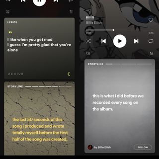 Spotifyn uusi Storyline-toiminto mahdollistaa artistien luomat tarinat kappaleiden taustalle.