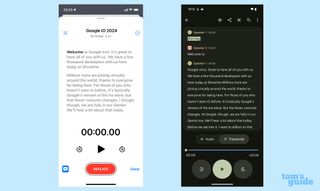 Voice Memos vs. Google Recorder accents test