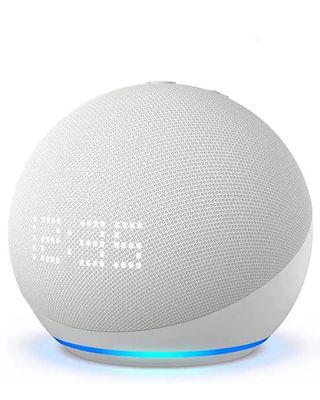 Amazon Echo Dot with clock