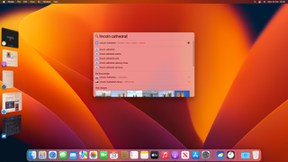 Spotlight in macOS Ventura