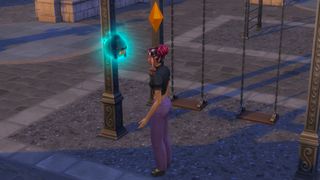 Freddy the Specter is found in the playground in The Sims 4