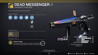 Image of the Dead Messenger Grenade Launcher