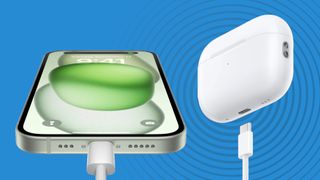 How to charge your AirPods using an iPhone 15