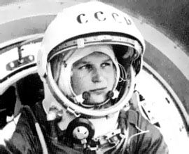 Valentina Tereshkova, the first woman in space