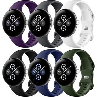 Maledan Soft Silicone Waterproof Wristbands for Pixel Watch