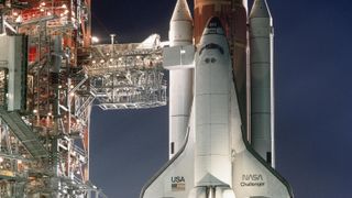 The space shuttle Challenger, photographed in 1984 (credit: Nasa)