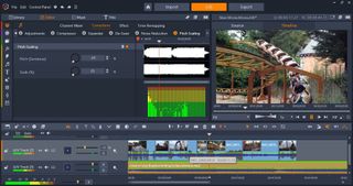 Screenshot of video editor Pinnacle Studio 25