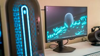 Alienware AW2524HF on a desk