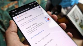 Google Password manager on Google Pixel 7 Pro