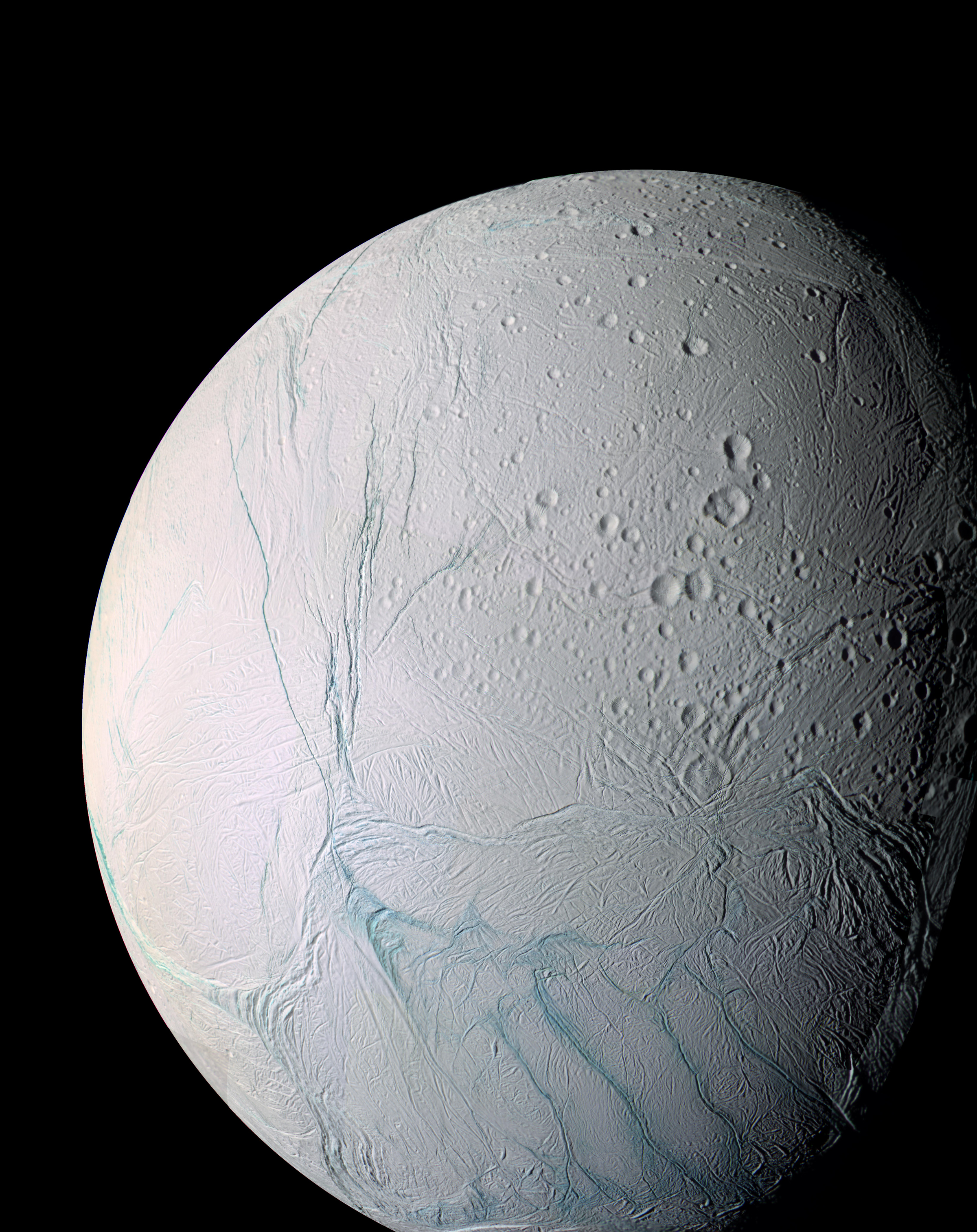 ‘Tiger Stripes’ on Enceladus