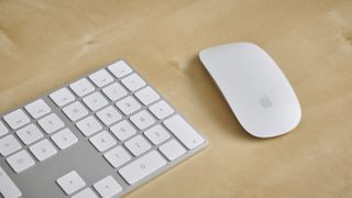 Apple iMac 27-inch (2020) keyboard and mouse