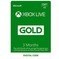 Six months Xbox Live Gold | $24.99 at Walmart