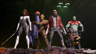 A screenshot of Marvel's Guardians of the Galaxy.