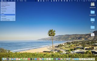 Restarting Mac on menu bar