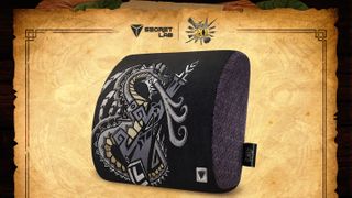 Secretlab Monster Hunter Lumbar Pillow.