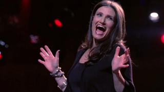 Idina Menzel in Glee.