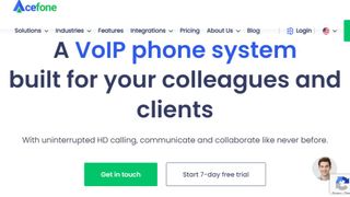 Acefone website screenshot