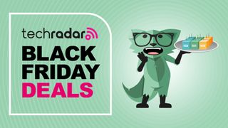 Mint Mobile fox on green background with techradar black friday deals text overlay