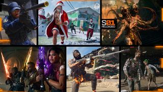 Some highlights for what's being added to Black Ops 6 as part of Season One Reloaded. These include an Operator dressed as Santa, a new Zombies enemy, and some glowing swords