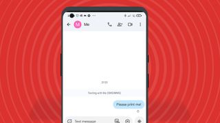 How to print text messages on Android