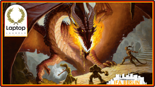 A dragon in the tabletop game Dungeons and Dragons