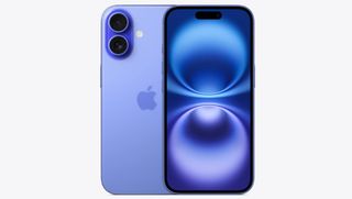 The iPhone 16 in Ultramarine