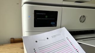 HP OfficeJet Pro 9730e during our testing