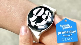 Samsung Galaxy Watch 6 with a Tom's Guide Prime Day deal badge