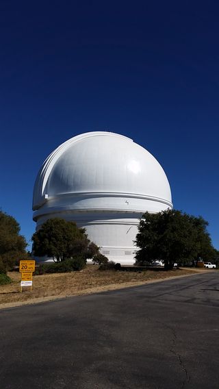 The Palomar Observatory in southern California