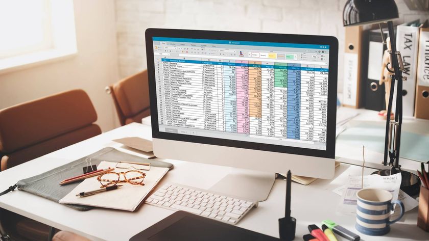 A computer screen showing a spreadsheet in use.