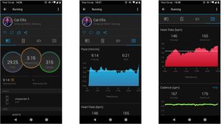 Data in Garmin Connect app met de Garmin Vivosmart 5 fitness tracker.