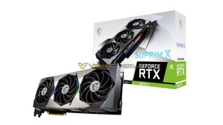 MSI RTX 3070 Ti Suprim X leak