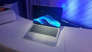 silver AI laptop