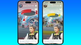 Pokemon GO Gyms on iPhone 15 Pro Max